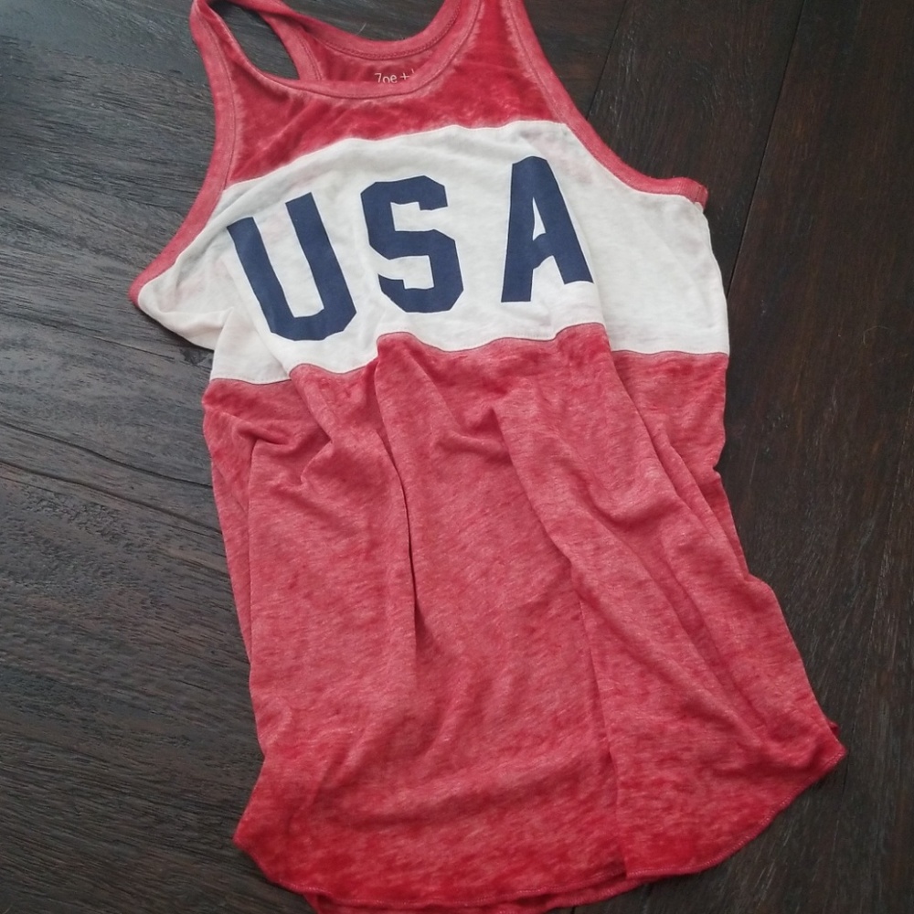 USA tank top, size Medium